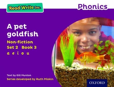 Cover of Read Write Inc. Phonics: A Pet Goldfish (Purple Set 2 Non-fiction 3)