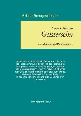 Book cover for UEber das Geistersehen