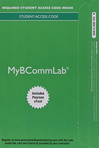 Book cover for 2014 MyBCommLab with Pearson eText -- Access Card -- for Excellence in Business Communication