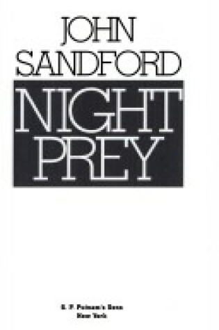 Cover of Night Prey