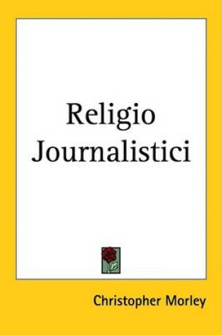Cover of Religio Journalistici