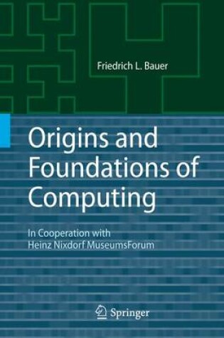 Cover of Origins and Foundations of Computing