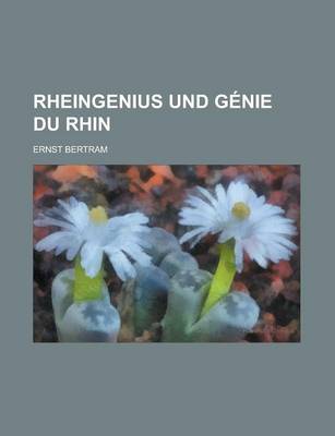 Book cover for Rheingenius Und Genie Du Rhin