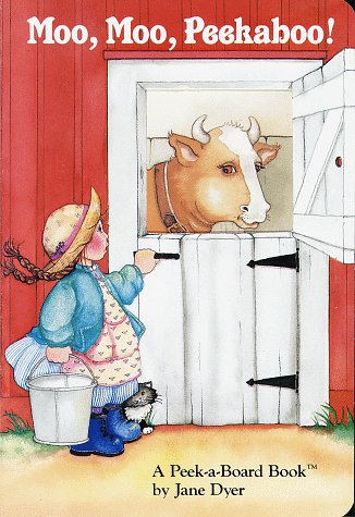 Book cover for Moo Moo Peekaboo - a Peek-a-Board Book