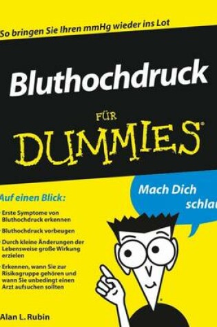 Cover of Bluthochdruck für Dummies