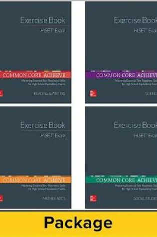 Cover of Common Core Achieve, Hiset Exercise Book 5 Copy Set