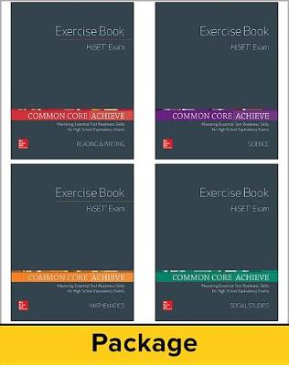 Book cover for Common Core Achieve, Hiset Exercise Book 5 Copy Set