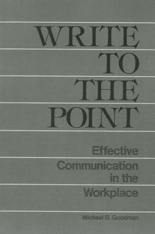 Cover of Write to the Point