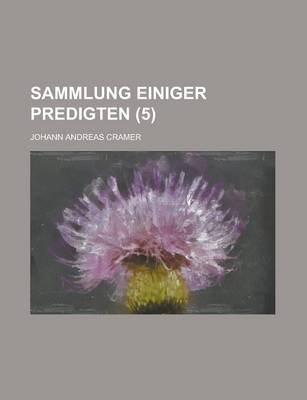 Book cover for Sammlung Einiger Predigten (5)