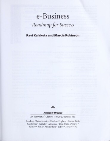 Book cover for E-Busines:Roadmap for Success (Special Customized Version)