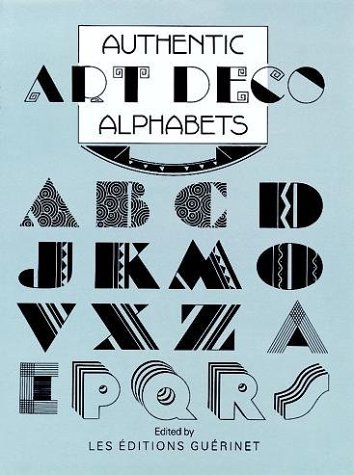 Cover of Authentic Art Deco Alphabets