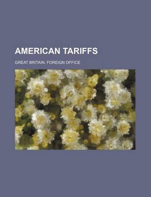 Book cover for American Tariffs