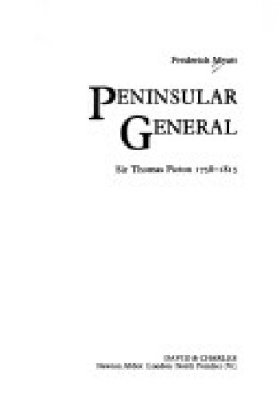 Cover of Peninsular General