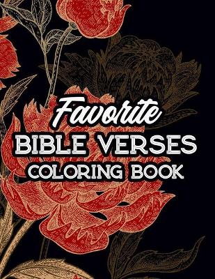 Book cover for Favorite Bible Verses Coloring Book