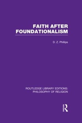 Cover of Faith after Foundationalism