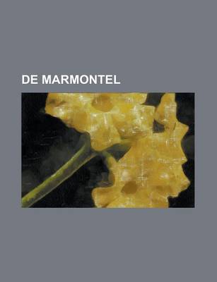 Book cover for de Marmontel