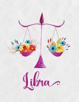 Book cover for Libra Zodiac Creative Notebook Journal