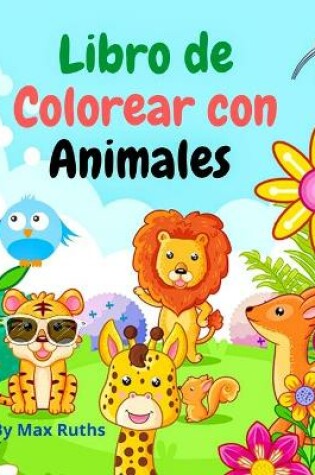 Cover of Libro de Colorear Con Animales Para Niños