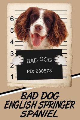 Book cover for Bad Dog English Springer Spaniel