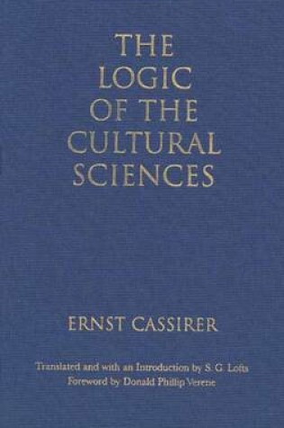 Cover of The Logic of the Cultural Sciences