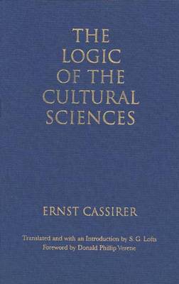 Cover of The Logic of the Cultural Sciences