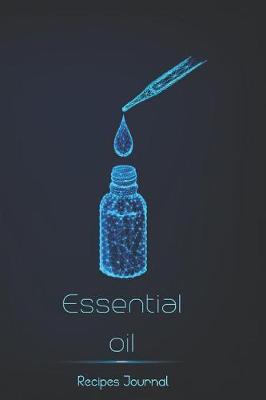 Book cover for Essential Oil Recipes Journal