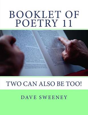 Book cover for Booklet of Poetry 11