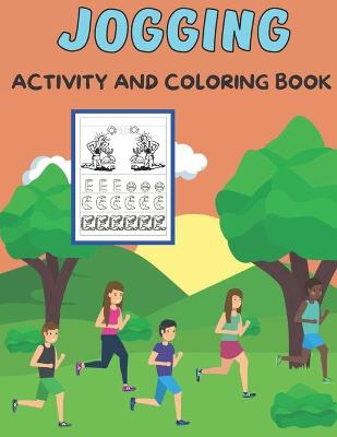Book cover for Jogging activity and coloring book