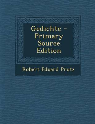 Book cover for Gedichte - Primary Source Edition