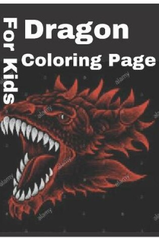 Cover of Dragon Coloring Page for Kids