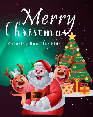 Book cover for Merry Christmas Coloring Book for Kids