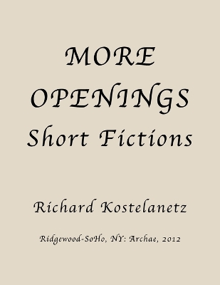 Book cover for More Openings