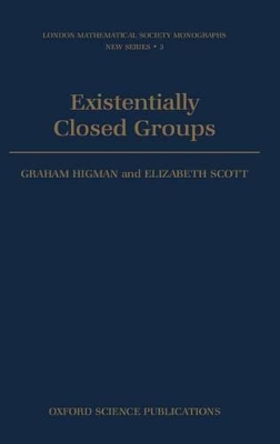 Cover of Existentially Closed Groups