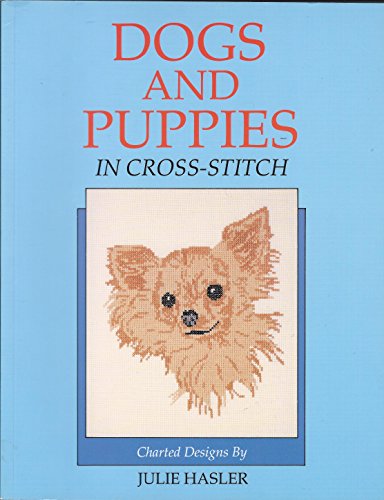 Book cover for Dogs and Puppies in Cross Stitch