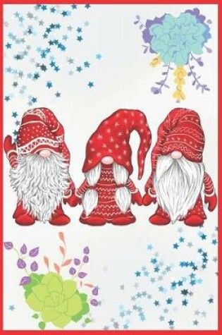 Cover of Christmas Gnome Blank Lined Journal Notebook