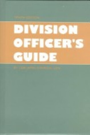 Cover of Division Officer's Guide