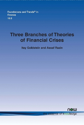 Book cover for Three Branches of Theories of Financial Crises