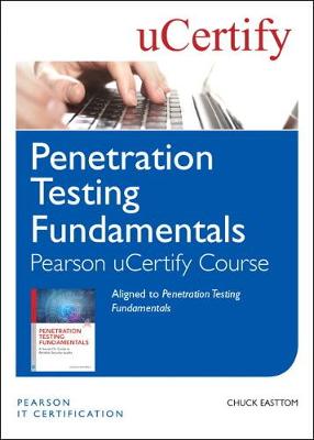 Book cover for Penetration Testing Fundamentals Pearson uCertify Course Student Access Card