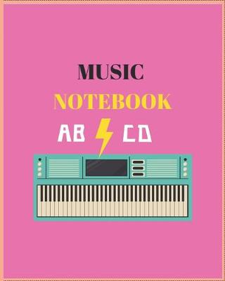 Book cover for Music Notebook AB CD