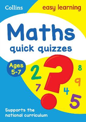 Book cover for Maths Quick Quizzes Ages 5-7