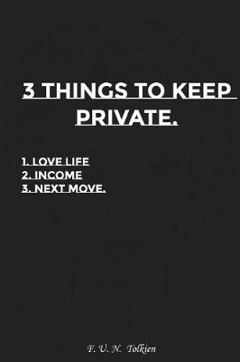 Cover of 3 Things to Keep Private