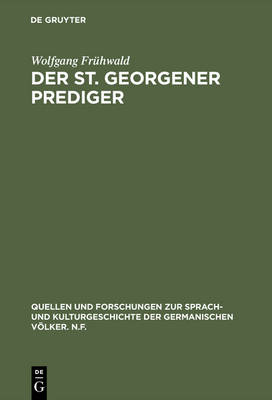 Cover of Der St. Georgener Prediger