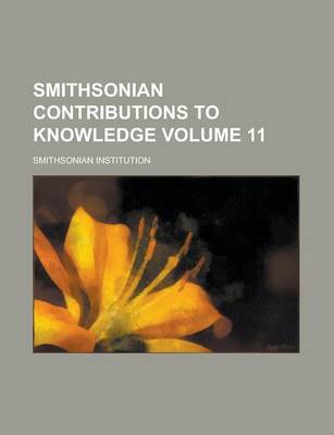 Book cover for Smithsonian Contributions to Knowledge (No. 801 1901)