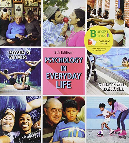 Book cover for Loose-Leaf Version for Psychology in Everyday Life 5e & Launchpad for Psychology in Everyday Life 5e (Six Months Access)