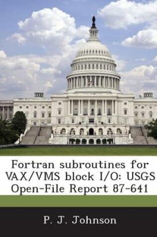 Cover of FORTRAN Subroutines for VAX/VMS Block I/O