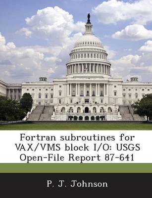 Book cover for FORTRAN Subroutines for VAX/VMS Block I/O