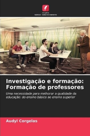 Cover of Investigação e formação