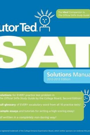 Cover of Tutor Ted's SAT Solutions Manual