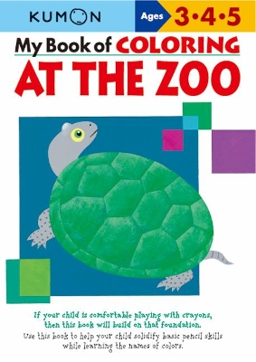 Book cover for My Book of Coloring: At the Zoo