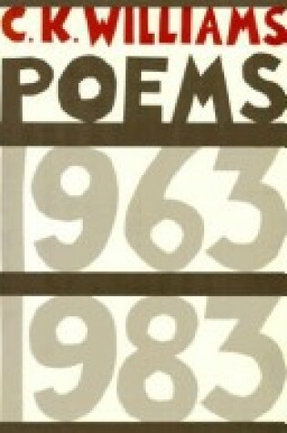 Cover of Poems 1963-1983